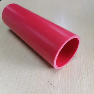 Shangyu Plastic Tubing PVC Tubes High Quality Plastic Pipe Piping Round Shape CUSTOM PLASTIC TUBING Colored PVC Tube For Pole