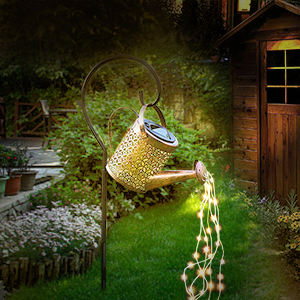 Al Aire Libre Patio Camino Planta Luces de vid Solar Impermeable Luces de hadas Colgante Cascada de metal Luz de <span class=keywords><strong>regadera</strong></span> solar - Product Image 2