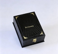 Caja de Regalo de Aceite Perfumado en Envase de Cuero de 50 ml, Colección de Terciopelo, Fragancia de Lujo, Botella de Aceite Esencial, Materiales Reciclados, Moderno