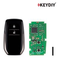 Clé télécommande intelligente universelle KEYDIY KD TB01-2, 2 boutons, pour Toyota, type 5 pièces/lot
