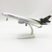 Cadeaux promotionnels chauds de Chine : Modèle d'avion MD-11 en alliage de 20 cm avec impression personnalisée