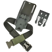 Adaptateur de holster tactique à dégagement rapide pour armes à feu, accessoires de chasse avec sangle de jambe, kit système de verrouillage rapide QLS