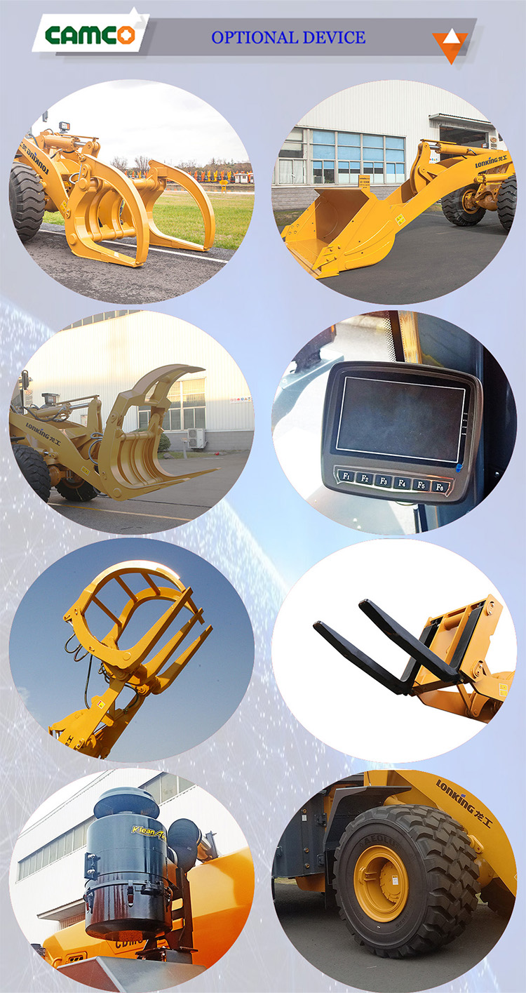 Building Construction Machinery Grapple Loader Compact Wheel Loader Machine On Sale