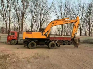 Excavadora de Ruedas Hyundai R210W-7 Usada en Corea del Sur con Buen Rendimiento, Hyundai R210W-7 de Segunda Mano en Venta - Product Image 2