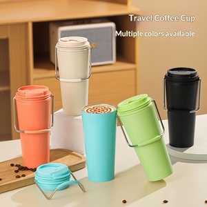 แก้วเก็บความร้อนแบบพกพา สแตนเลส 304 แก้วกาแฟ ความจุเยอะ ดีไซน์สวยงาม พกพาสะดวก ใช้ในรถยนต์และกิจกรรมกลางแจ้ง - Product Image 1
