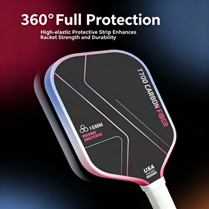 Oem Odm Custom T700 Raw Carbon Fiber <b>Pickleball</b> Paddle 16mm Honeycomb Core For Advanced Players Lightweight High Power - Product Image 4