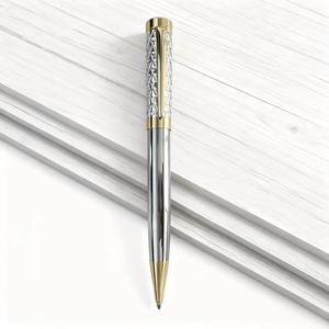 Luxury Metal Ballpoint <b>Pen</b> Custom Logo Engraving 1.0mm Tip Blue/Black Ink-Elegant Signature <b>Pen</b> for Corporate Gifting Events - Product Image 4