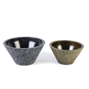 Yicai กระถางดอกไม้พลาสติกทรง<span class=keywords><strong>บอน</strong></span>ไซ,กระถางทรงกลมรูปทรง<span class=keywords><strong>บอน</strong></span>ไซตามสั่ง - Product Image 5