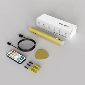 Lampu sensor LED baterai 2000mAh, lampu gambar atmosfer remote control