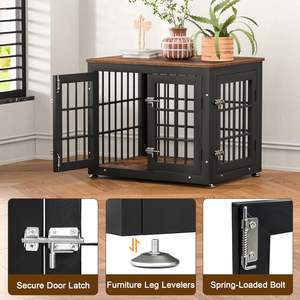 Muebles modernos de caja para perros resistentes, mesa auxiliar decorativa de madera para casa de mascotas para perros pequeños, muebles para Perrera de interior - Product Image 5