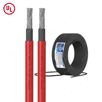 JZD UL4703 10/12/14/16AWG Photovoltaik 6 mm2 4 mm2 8awg 10awg Flaches rundes 600V/1000V/2000V Solarpanel-Stromkabel PV1-F kabel