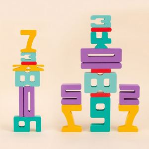 Juguetes Digitales para Niños de 3+ Años, Bloques de Construcción de Madera Apilables con Números del 1 al 10 - Product Image 4