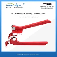 CT-368 Cintreuse manuelle 3-en-1 légère (0,5 kg) pour tubes en aluminium, 90 degrés, multi-usages, garantie 1 an