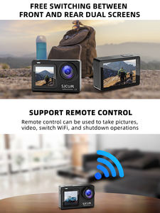 <span class=keywords><strong>SJCAM</strong></span> SJ8 — caméra d'action étanche de sport, double écran tactile 2.33 pouces, 20mp, 4K 30fps, Vision nocturne WiFi, Original, en stock - Product Image 3