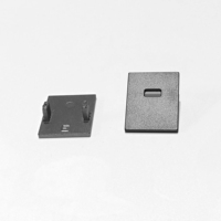 W16 * h20mm Anti-buée et étanche à l'humidité Profilé LED pour salle de bain avec clip de connexion Embout sans Drilling-T5 Surface d'anodisation