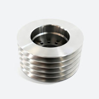 Pulley V-Belt 5 Alur Baja Tahan Karat Pompa Sentrifugal Andritz OEM Kustomisasi Suku Cadang Separator Sentrifugal CNC 4-Axis