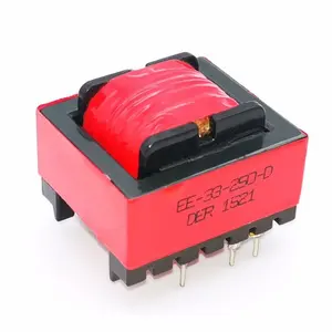 China Factory High-Frequency 220V-400V EE33 Transformer with 24V High-Ferrite Core Single Output for PCB Power Electronics