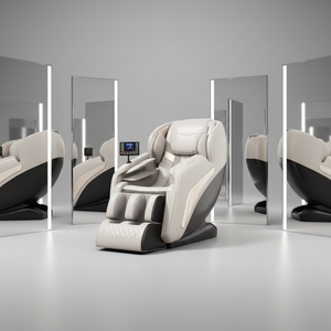 Sillón de Masaje Inteligente de Fábrica Original, Gravedad Cero 3D, Movimiento 4D para Pies y Cuello, Riel Doble SL, Fisioterapia Infrarroja, Función de Voz - Product Image 3