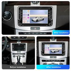 Lecteur audio multimédia pour voiture MEKEDE, Car-play, style original de la voiture, pour VW <span class=keywords><strong>Golf</strong></span> 5 6 Polo Passat B6 B7 CC Skoda Jetta 7 pouces - Product Image 2