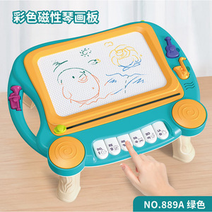 Tableau de dessin magnétique avec touches de piano, 6 échelles, tableau d'écriture effaçable pour enfants de 2 à 4 ans, jouet portable éducatif pour gribouiller - Product Image 4
