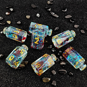 Bộ xúc xắc nhựa resin phép thuật nguyên tố, phụ kiện trò chơi trên bàn DND, bộ xúc xắc RPG bằng nhựa resin - Product Image 3