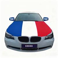 Drapeau de capot de voiture ou drapeau de rétroviseur personnalisé avec logo de pays, imprimé, de haute qualité et économique, pour la Coupe du Monde de Football 2026, pour les campagnes nationales et internationales