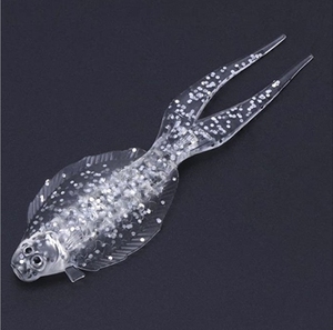 Nuovo Esca Morbida a Forma di Flounder, Esca in Silicone Premier con Coda a Forchetta, 13cm 8g, Alta Simulazione con Occhio 3D, Esca per Pesca al Piatto - Product Image 6