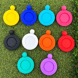 Sports Towel Clip Food Grade Silicone Magnetic Double Sided Golf Fitness Equipment Colorful Reusable Storage <b>Marker</b> - Product Image 1