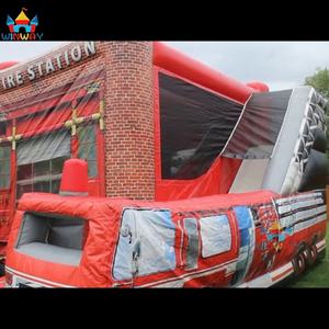 Nouveau design de château gonflable écologique 4-en-1 en PVC avec une taille de 7x5m pour les activités de plein air - Product Image 4