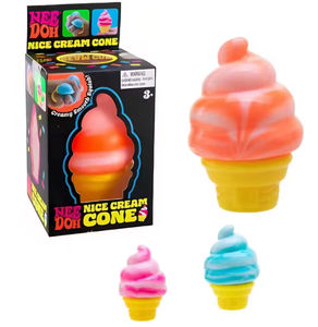 GLIWAY Colorful Ice Cream Cone Needoh <b>Squishy</b> Blind Box Soft Squeeze Stress Relief Fidget Toys for Kids Party Favors - Product Image 4