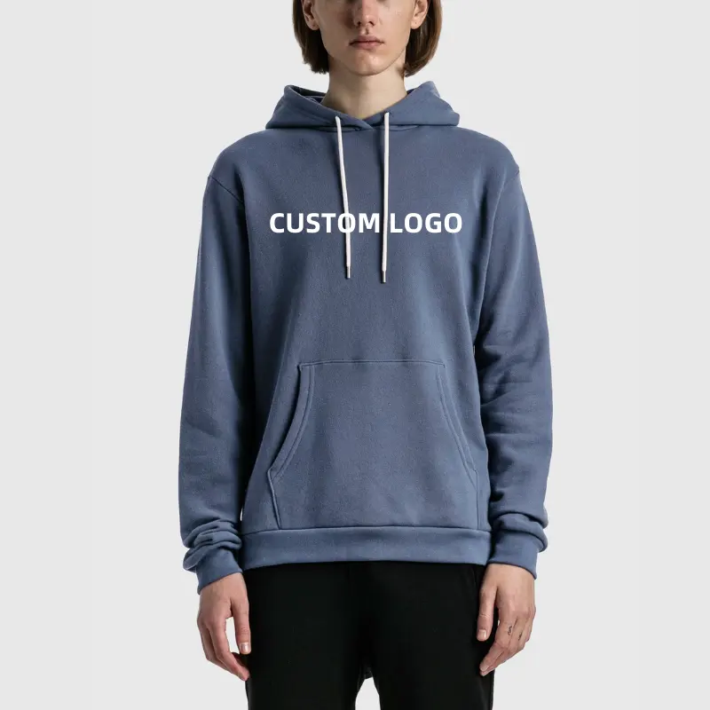 Apparel Manufacturers Hoodies Custom Logo Embroidery 500gsm 100% Cotton Blank Hoodies High Quality Thick Winter Hoodies Men