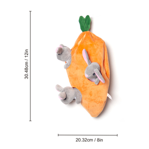 2024 Thiết Kế Mới Phục Sinh 4PC Set-Thỏ Đồ Chơi Bên Trong Cà Rốt Đồ Chơi Câu Đố + Tùy Chỉnh Con Chó Đồ Chơi Sang Trọng - Product Image 6