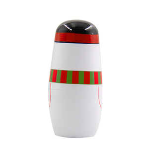 Venta caliente 5 capas de madera personalizada rusa anidamiento muñeca creativa Navidad DIY Matryoshka alta calidad Navidad decorativa - Product Image 4