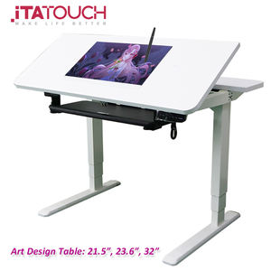 21.5 אינץ '23.6 אינץ חכם מגע אינטראקטיבי tilable להרים פודיום אמנות דיגיטלית ציור חומר מתכת פודיום חכם - Product Image 4
