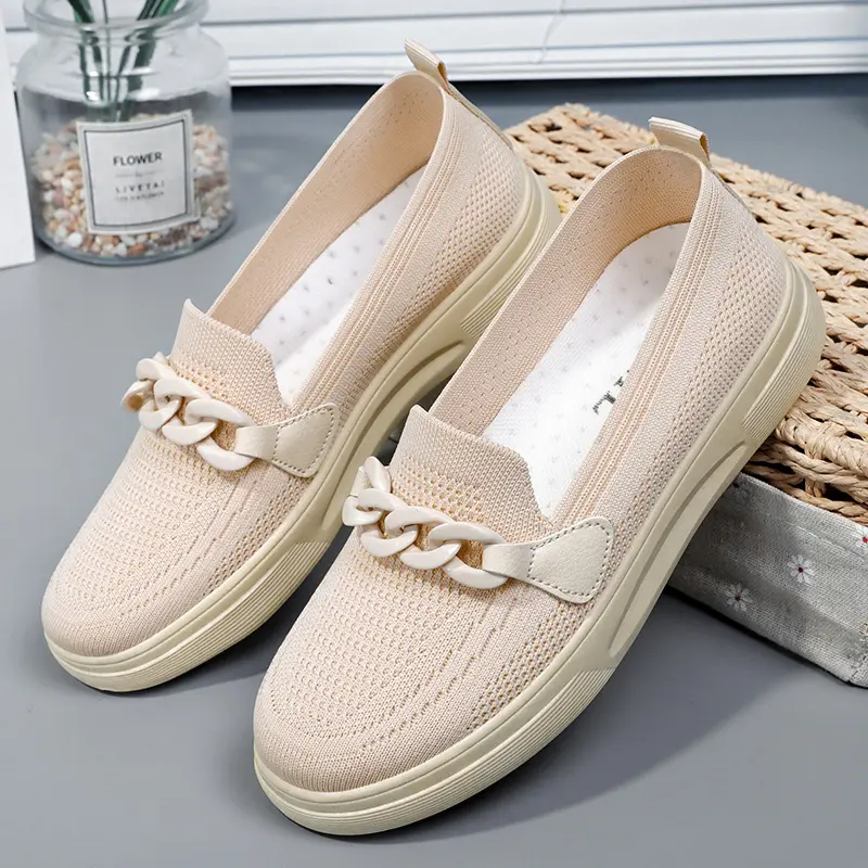 Factory price platform sneakers casual footwear ladies wedge heel women shoes