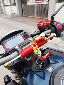 Para <span class=keywords><strong>Honda</strong></span> <span class=keywords><strong>Cb500R</strong></span>/Cb400R, accesorios para motocicleta, máquina Cnc, soporte de amortiguador de dirección ajustable, Kit de estabilizadores - Product Image 5