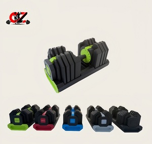 CZFIT Factory Direct Sales Green 24KG <b>Strength</b> <b>Training</b> Square Dumbbell Fitness Equipment the Gymnastics Adjustable Dumbbell - Product Image 1