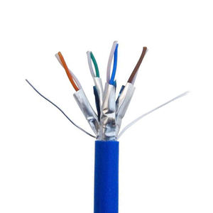 <span class=keywords><strong>สาย</strong></span>เคเบิลอีเธอร์เน็ตหุ้มด้วย <span class=keywords><strong>CAT7</strong></span> FTP ป้องกัน1000ft 22AWG ทองแดงบริสุทธิ์100Gbps จำนวนมากสำหรับบ้านอัจฉริยะสุดหรู - Product Image 6