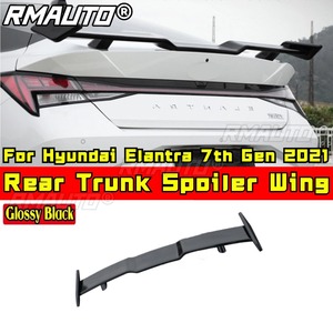 Aileron de coffre arrière, aileron de toit arrière, kit carrosserie pour Hyundai Elantra 7ème génération 2021, accessoires automobiles - Product Image 1