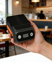 Imprimante d'étiquettes portable 200 DPI, vitesse d'impression 60 mm/s, batterie 2000 mAh, certifiée ROHS, disponible en stock