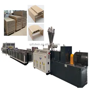 Machine de fabrication de panneaux muraux intérieurs WPC à grande vitesse/machine de fabrication de panneaux cannelés WPC Prix