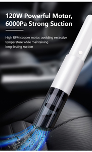 Portable Car Vacuum <strong>Cleaner</strong> Hand-held High-power Wireless &amp; Wired Mini <strong>Vaccum</strong> <strong>Cleaner</strong> Car Household Dual-use Cleaning Tool - Product Image 4