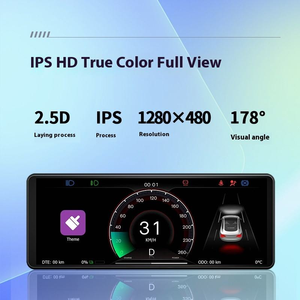 Pantalla Táctil LCD Android Auto <span class=keywords><strong>V3</strong></span> <span class=keywords><strong>PRO</strong></span> para Modificación del Tablero de Tesla Model 3, 1280x480, Garantía de 1 Año, Directo de Fábrica - Product Image 3