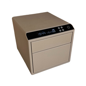 Password and Fingerprint Home Wardrobe Hidden Money Sliding Drawer Metal Jewelry <strong>Safe</strong> Box - Product Image 2