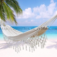 Hamac multi-usage, balançoire Durable, corde de jardin, en macramé, avec glands élégants faits à la main, pour Patio, cour et plage, offre spéciale