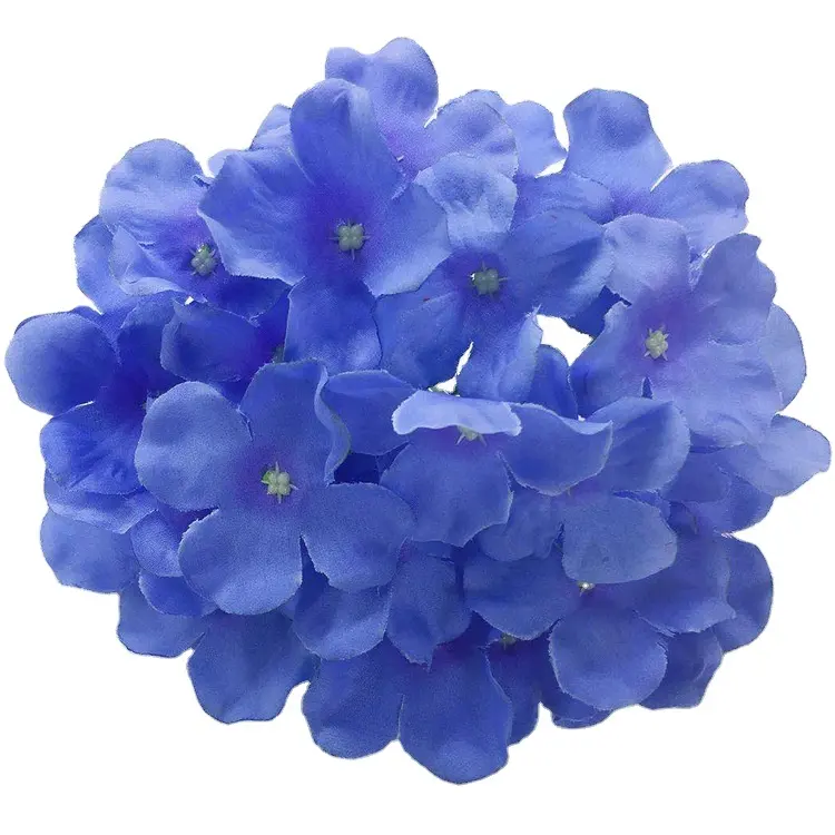 MSFAME-diademas de flores grandes, Hortensia artificial, pétalos de 27 seda, tamaño de 16cm