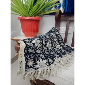 New <b>Summer</b> Collection Handcrafted Premium 100% Cotton Throw Blanket Printed Tassels Eco-friendly Season Home <b>Decor</b> - Product Image 2