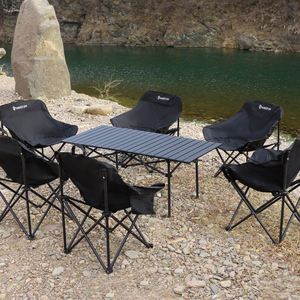 Ensemble <span class=keywords><strong>table</strong></span> et chaises pliantes pour pique-nique et banquet de camping pliable pour <span class=keywords><strong>6</strong></span> <span class=keywords><strong>personnes</strong></span> - Product Image 6
