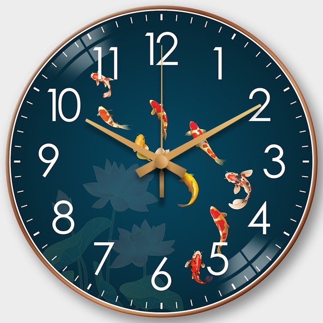 Stylish Silent Quartz Wall Clock for Living Room and Bedroom Creative Simple Cartoon Design Home Decor Digital Clock