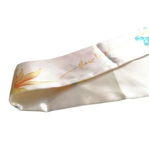 Wholesale Oem Luxury Blank Sublimation Custom Printed Satin <b>Silk</b> Ribbon <b>Scarf</b> for Bags - Product Image 4